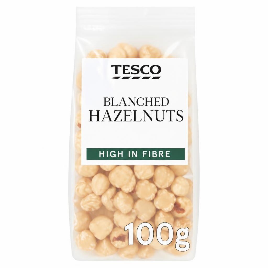 Tesco Whole Blanched Hazelnuts 100G