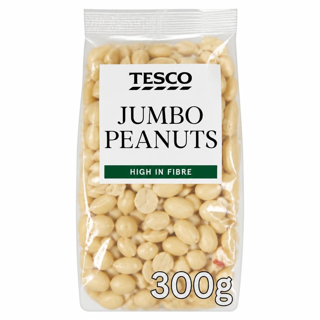 Tesco Jumbo Peanuts 300G
