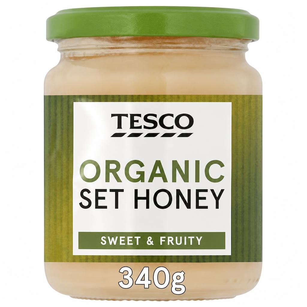 Tesco Organic Set Honey 340G