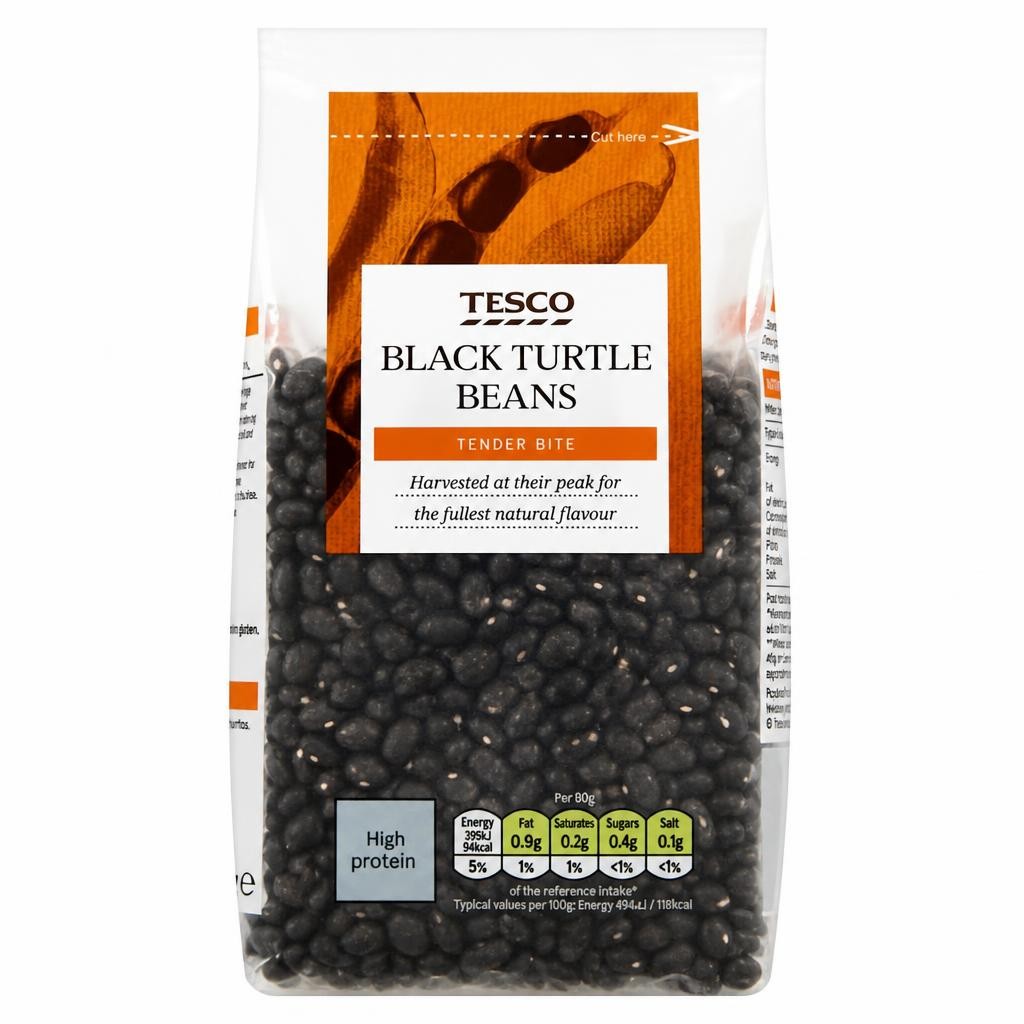 Tesco Black Turtle Beans 500G