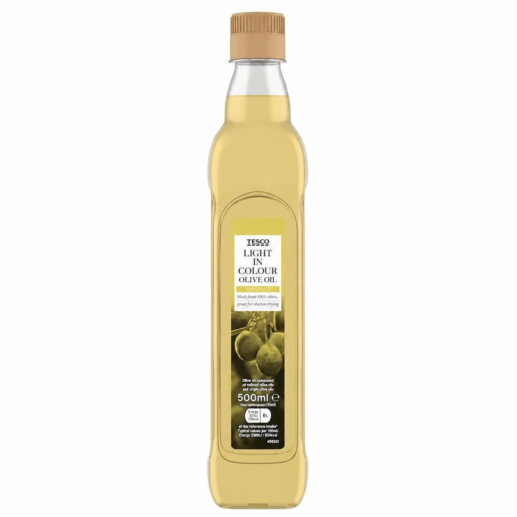 Tesco Light In Colour Olive Oil 500Ml
