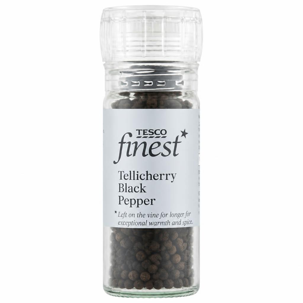 Tesco Finest Tellicherry Pepper Corn Grinder 45G