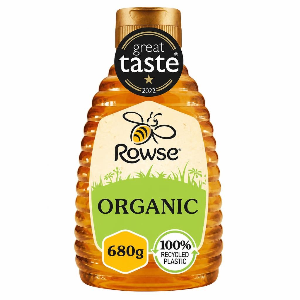 Rowse Organic Squeezy Honey 680G