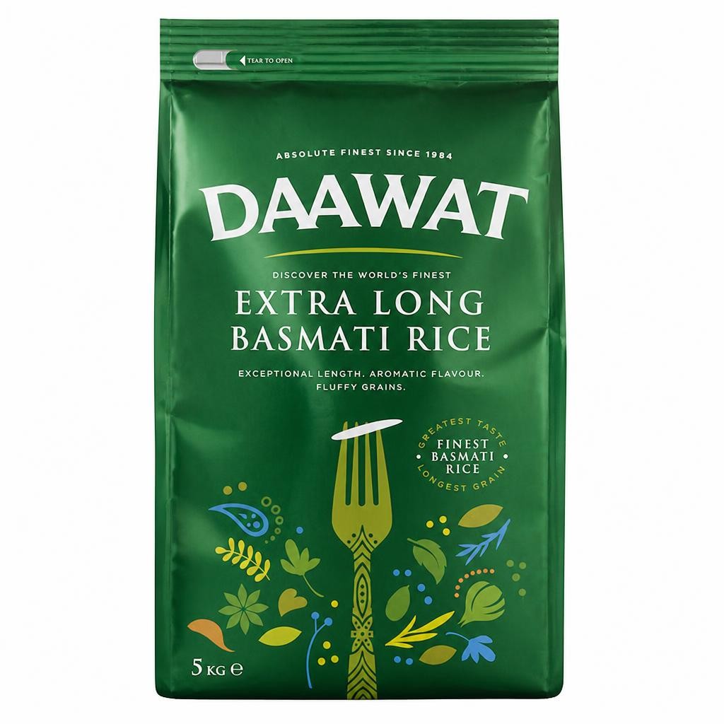 Daawat Extra Long Basmati Rice 5kg