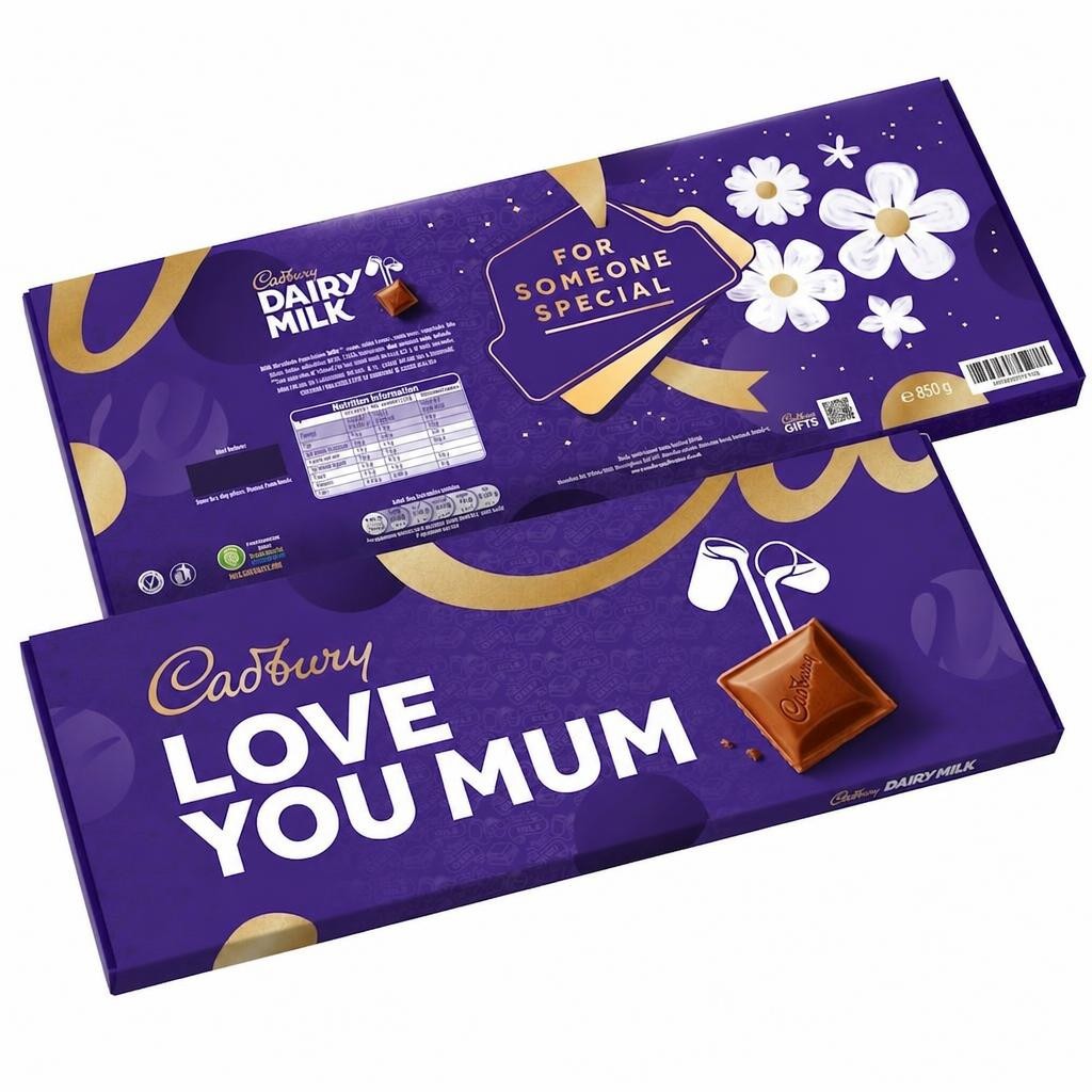 Cadbury Dairy Milk Love You Mum Chocolate Gift Bar 850g