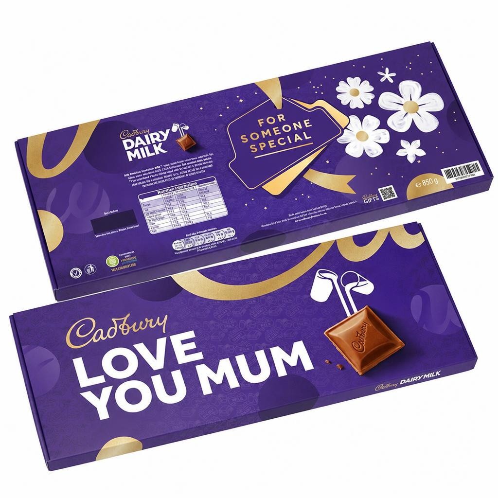 Cadbury Dairy Milk Love You Mum Chocolate Gift Bar 850g