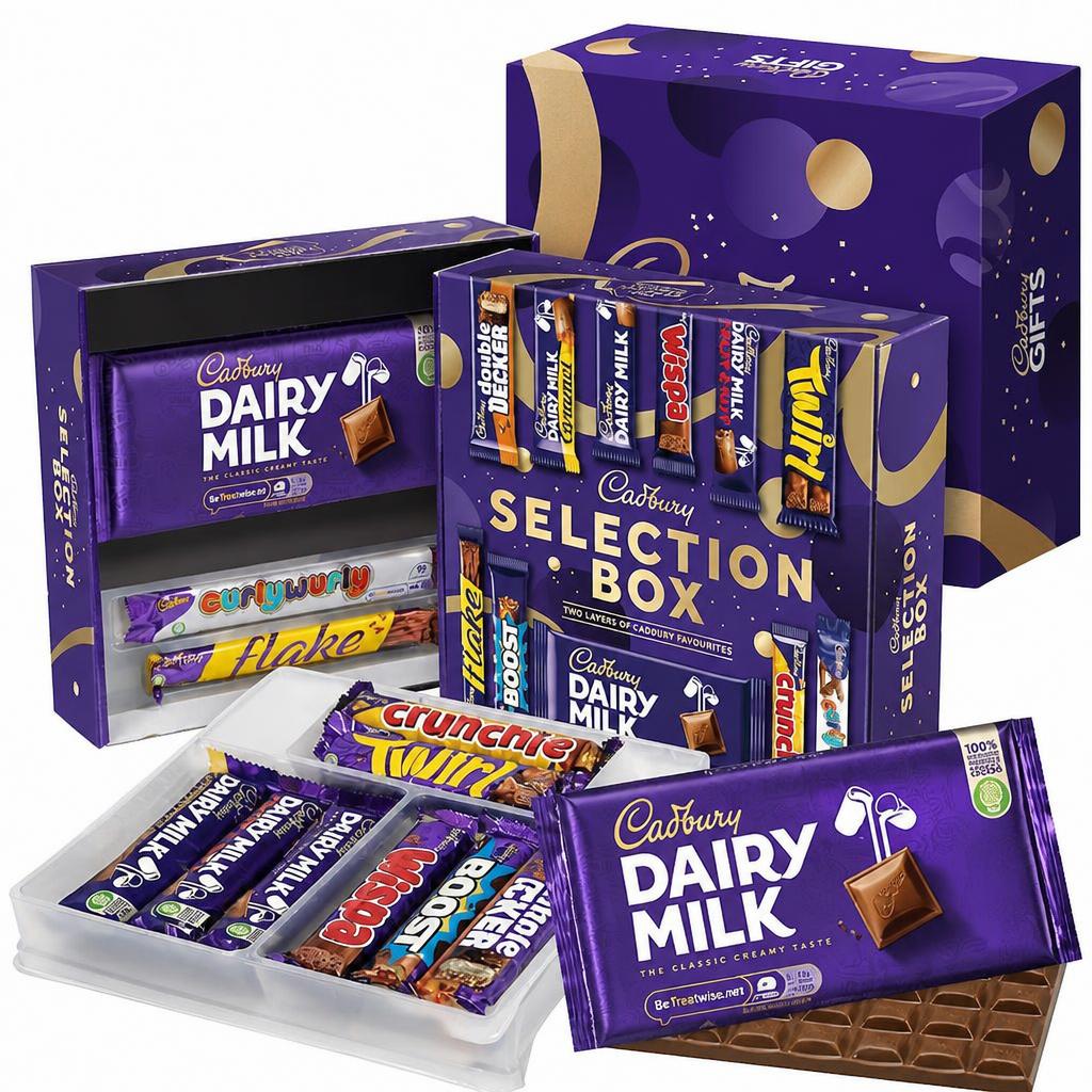 Cadbury Christmas Double Deck Chocolate Selection Box Gift