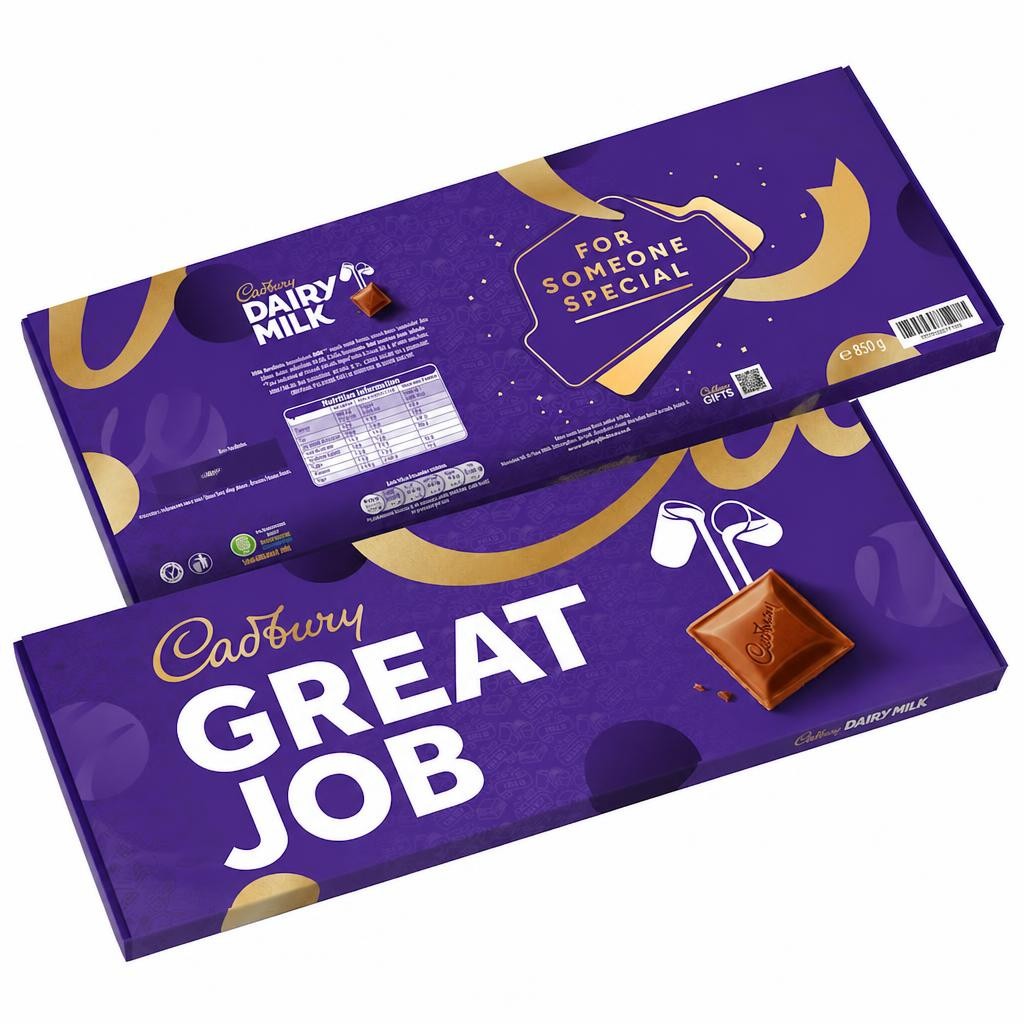 Cadbury Dairy Milk Great Job Chocolate Gift Bar 850g
