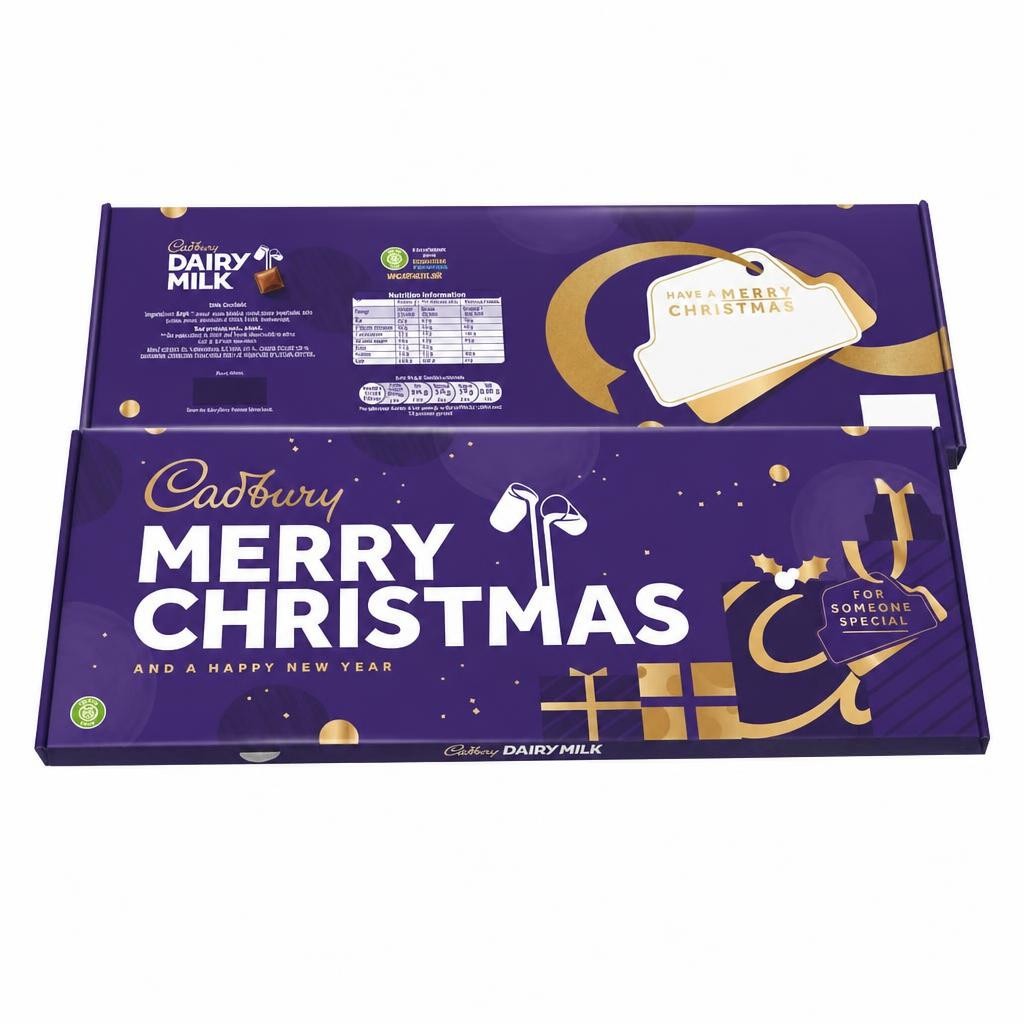 Cadbury Christmas Presents Dairy Milk Chocolate Gift Bar 850g