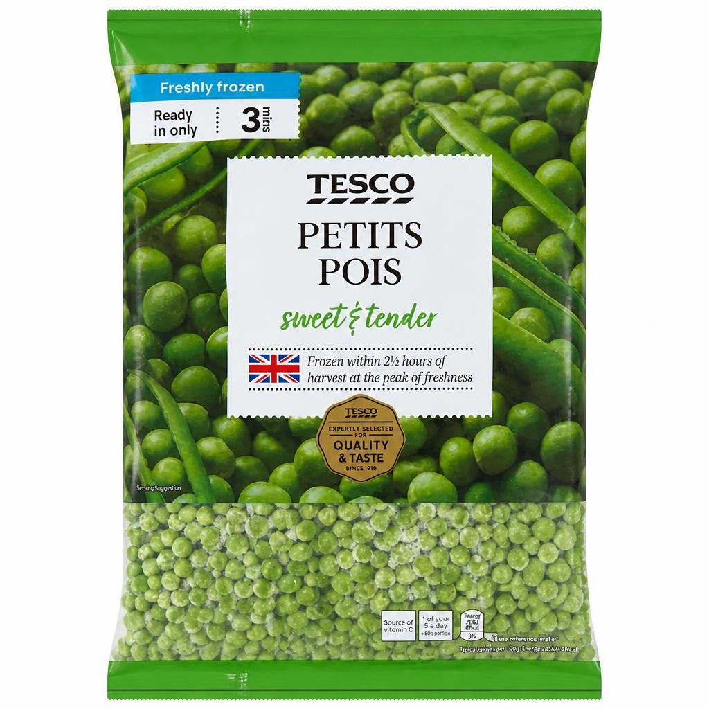 Tesco Petits Pois 1Kg