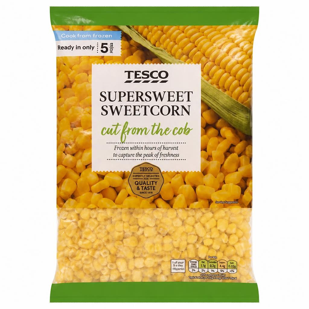 Tesco Supersweet Sweetcorn 1Kg