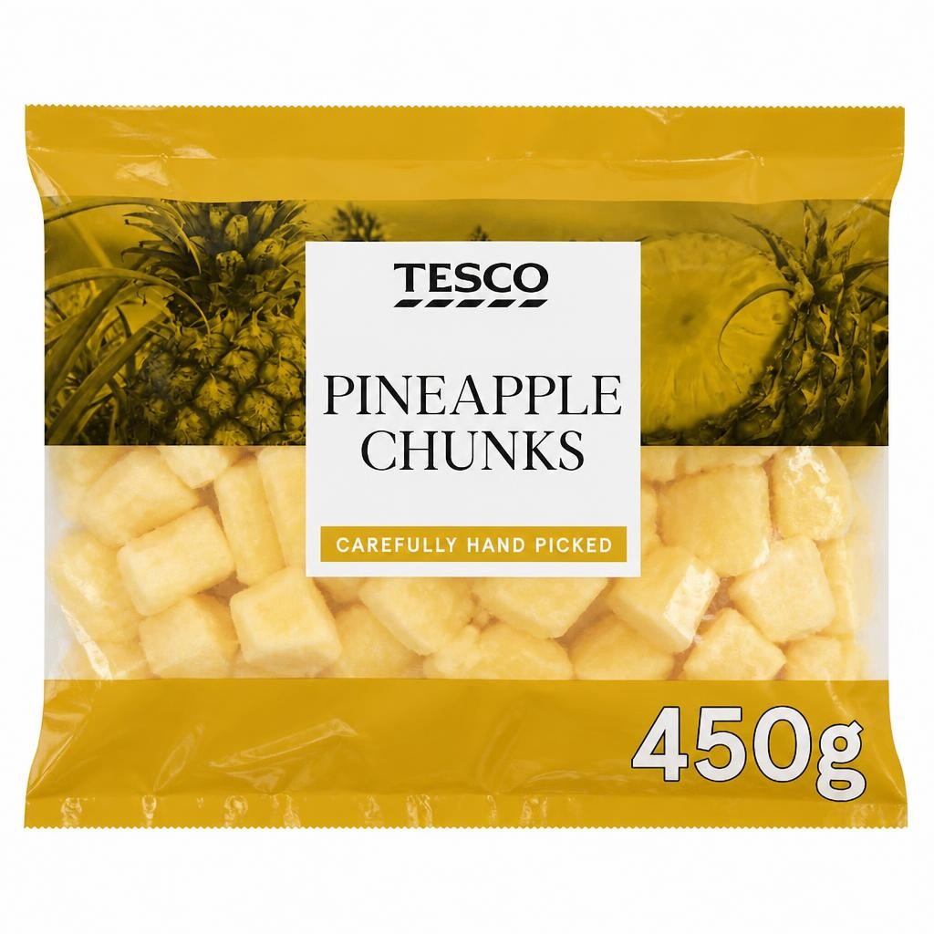 Tesco Frozen Pineapple Chunks 450G