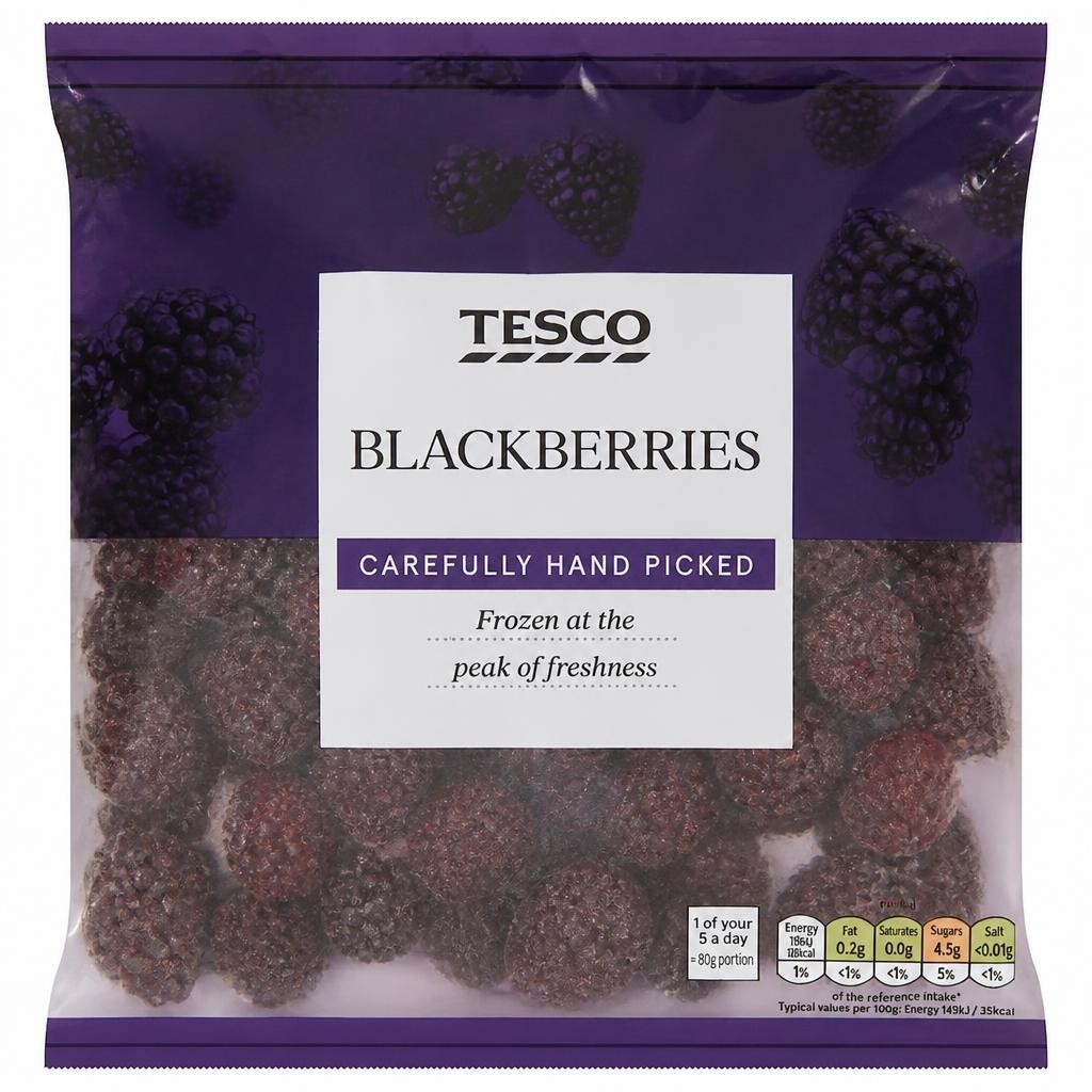 Tesco Blackberries 350G