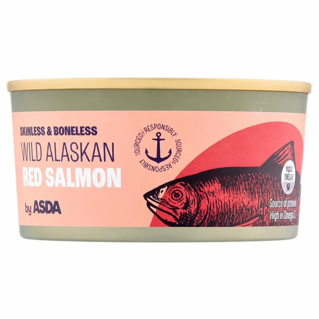 ASDA Wild Alaskan Red Salmon 170g