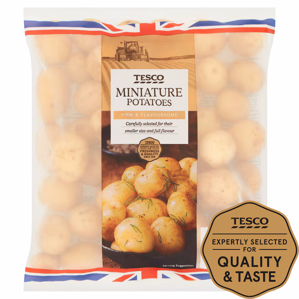 Tesco Miniature Potatoes 750G