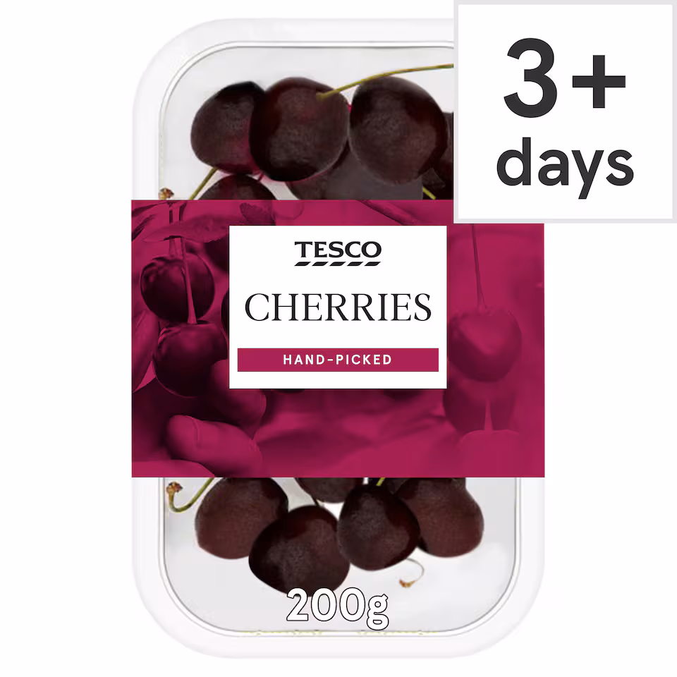 Tesco Cherries Punnet 200G