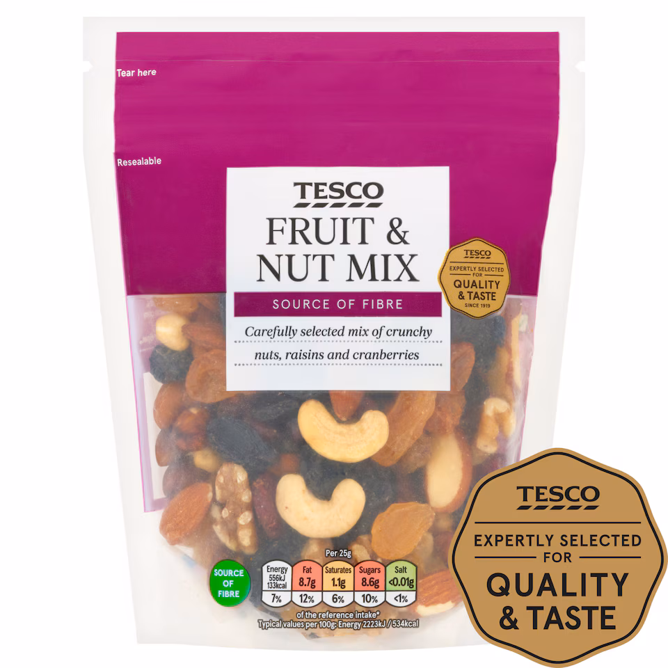 Tesco Fruit And Nut Mix 200G
