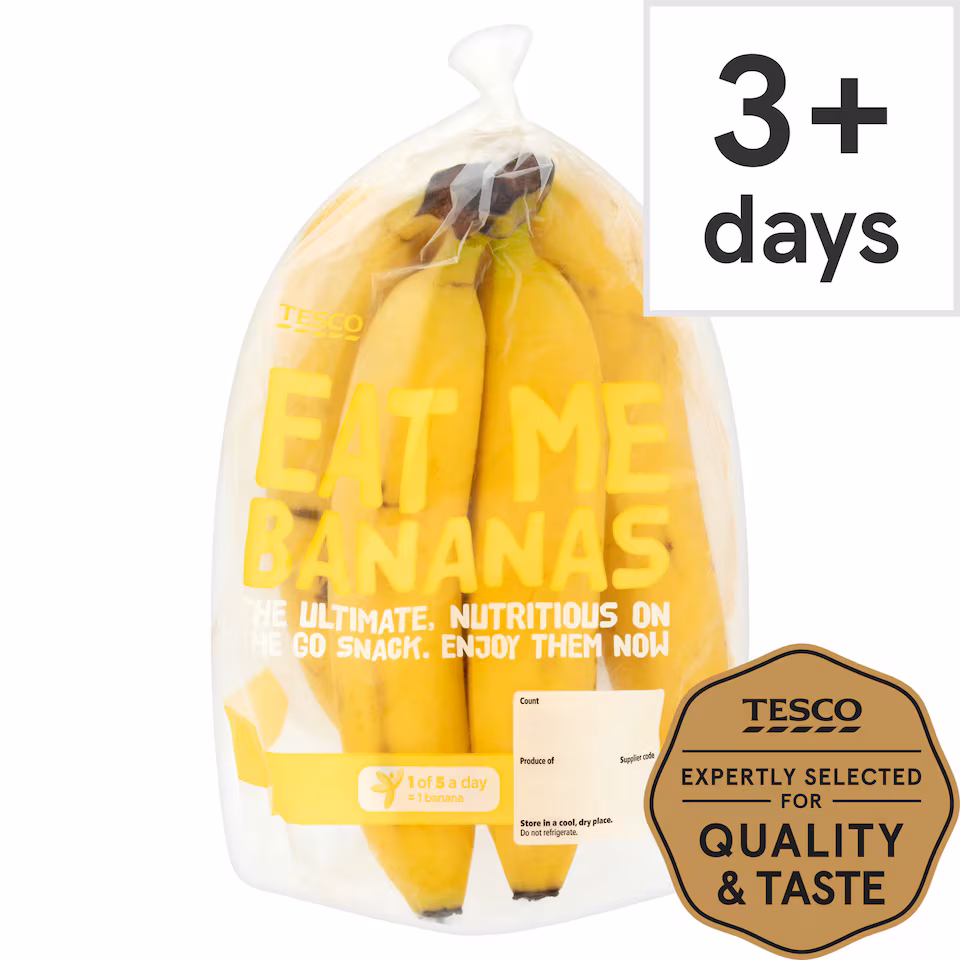 Tesco Ripe Bananas 5 Pack