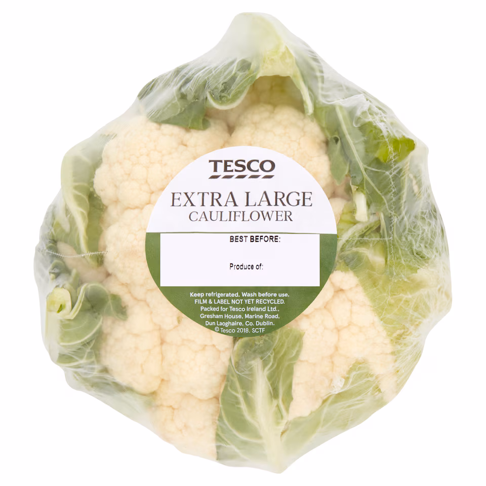 Tesco Extra Large Cauliflower Each