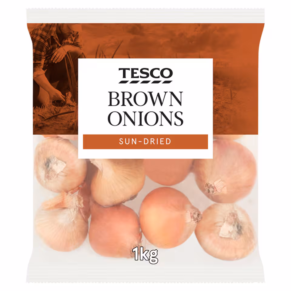 Tesco Brown Onions 1Kg