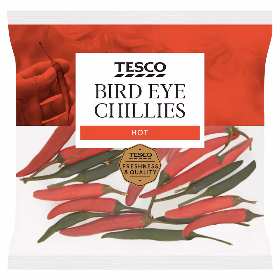 Tesco Bird Eye Chillies 25G