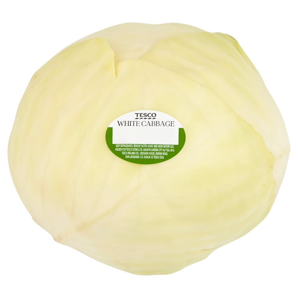 Tesco Irish White Cabbage