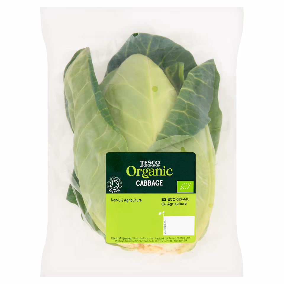 Tesco Organic Seasonal Cabbage