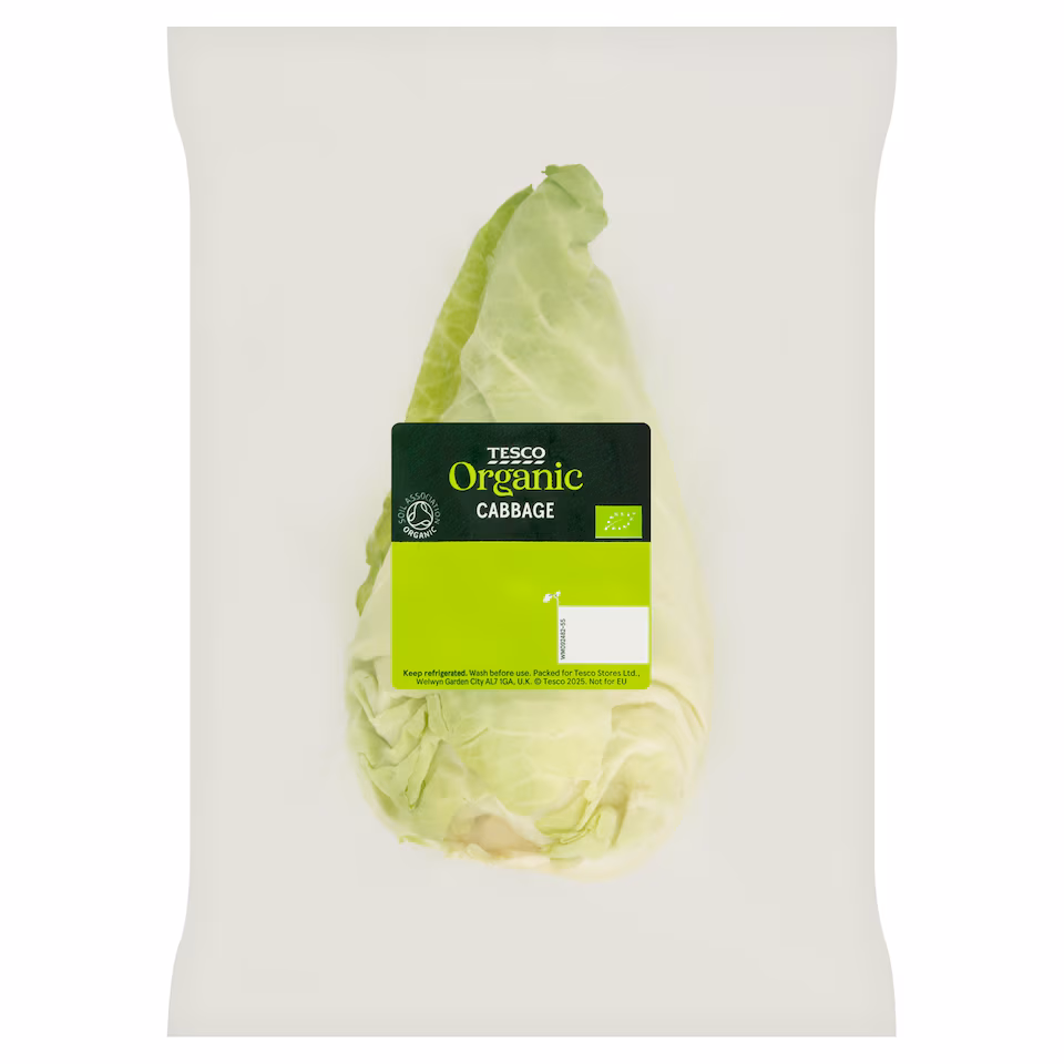 Tesco Organic Seasonal Cabbage