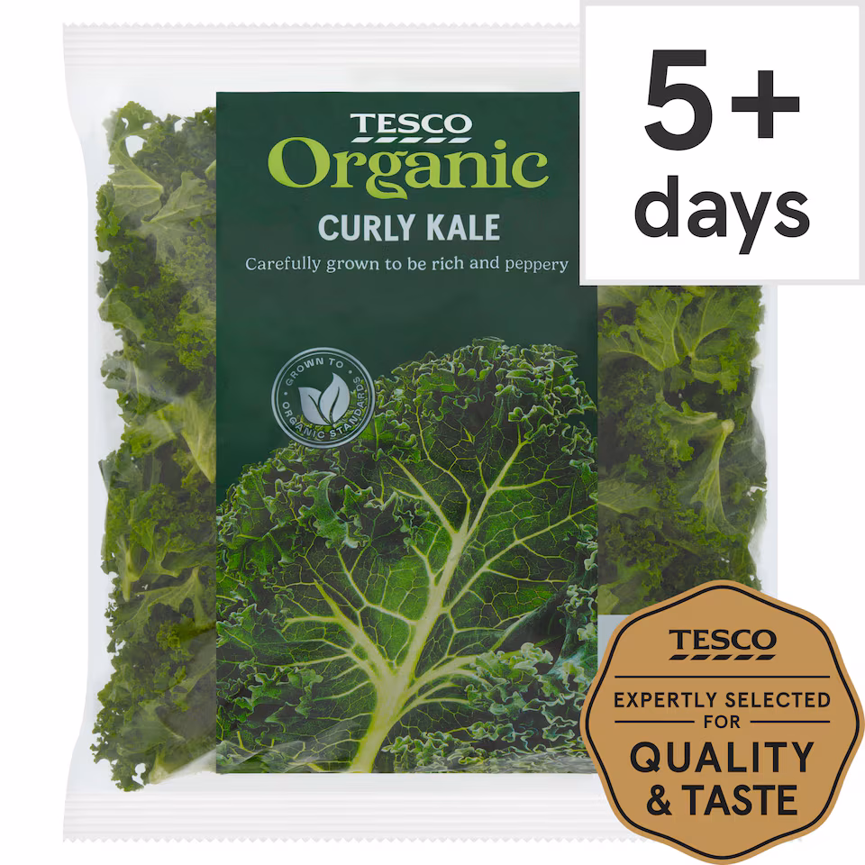 Tesco Organic Curly Kale 200G