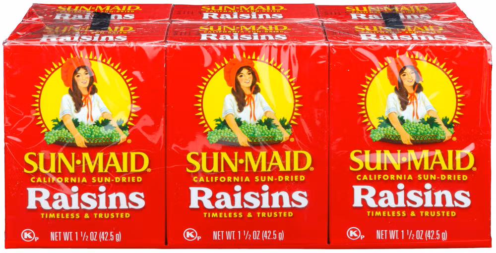 Rosiner 6 x 42.5 g, 255 g