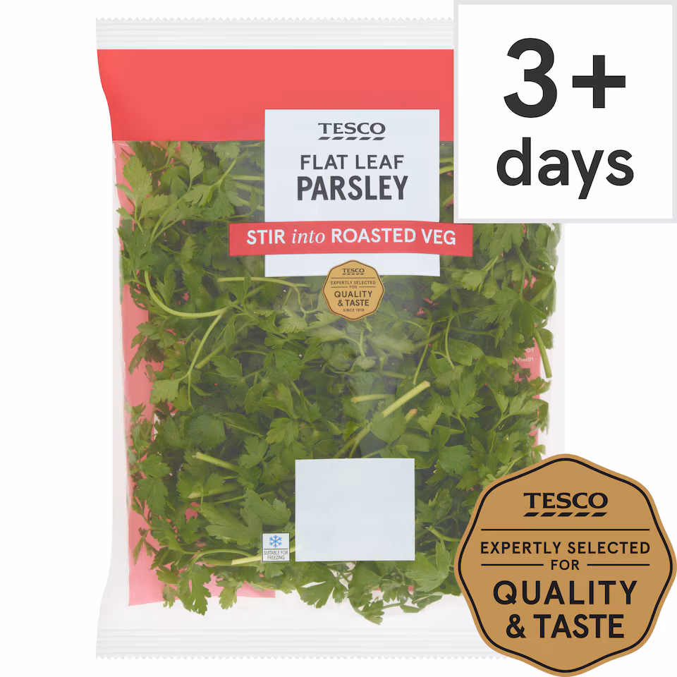Tesco Flat Leaf Parsley 100G