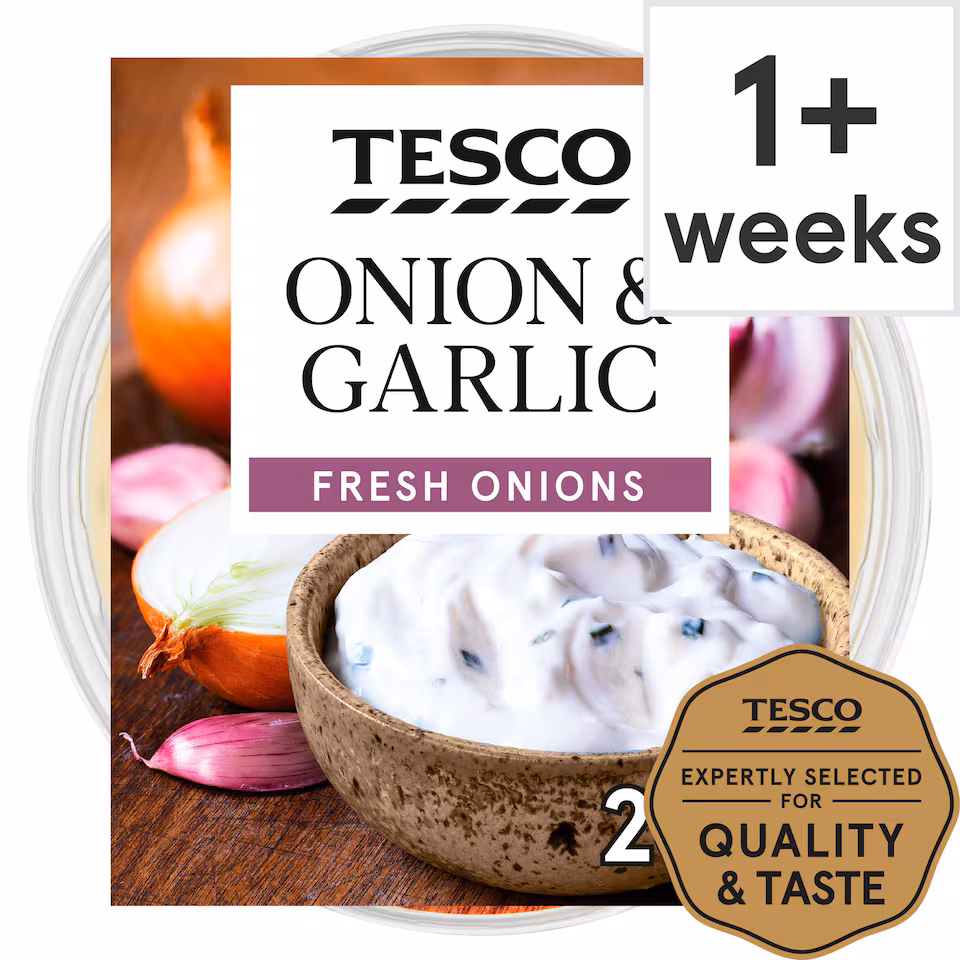 Tesco Onion & Garlic Dip 200G