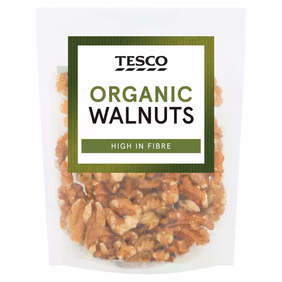 Tesco Organic Walnuts 100G