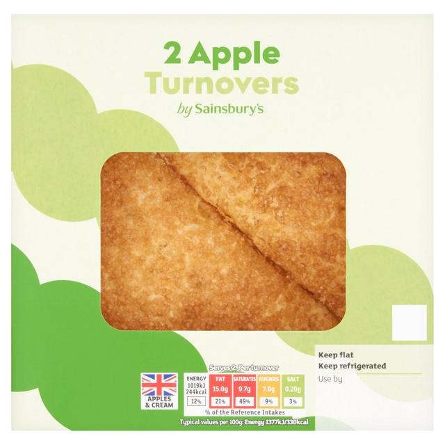 Sainsbury's Apple Turnovers 2x77g