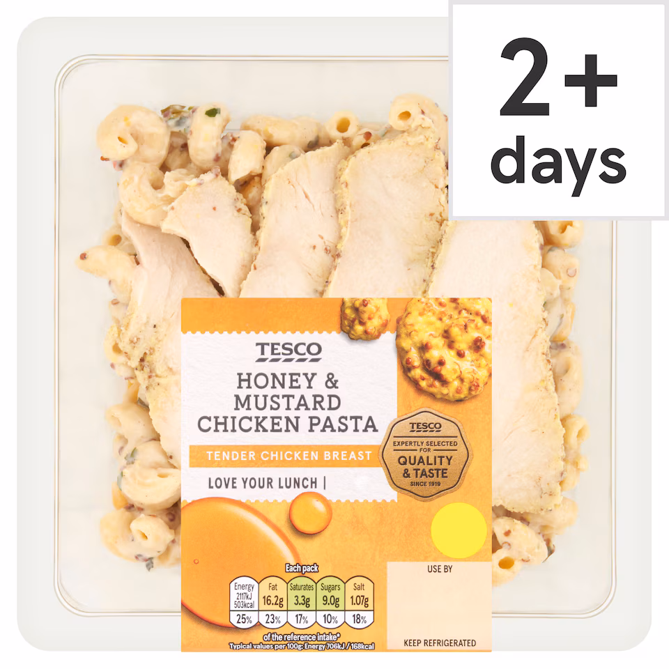 Tesco Honey & Mustard Chicken Pasta 300G