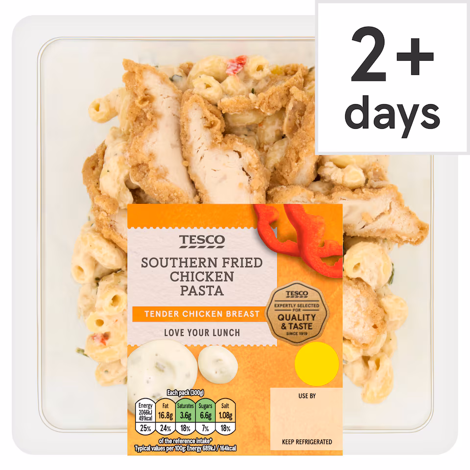 Tesco Southern Fried Chicken Pasta 300G