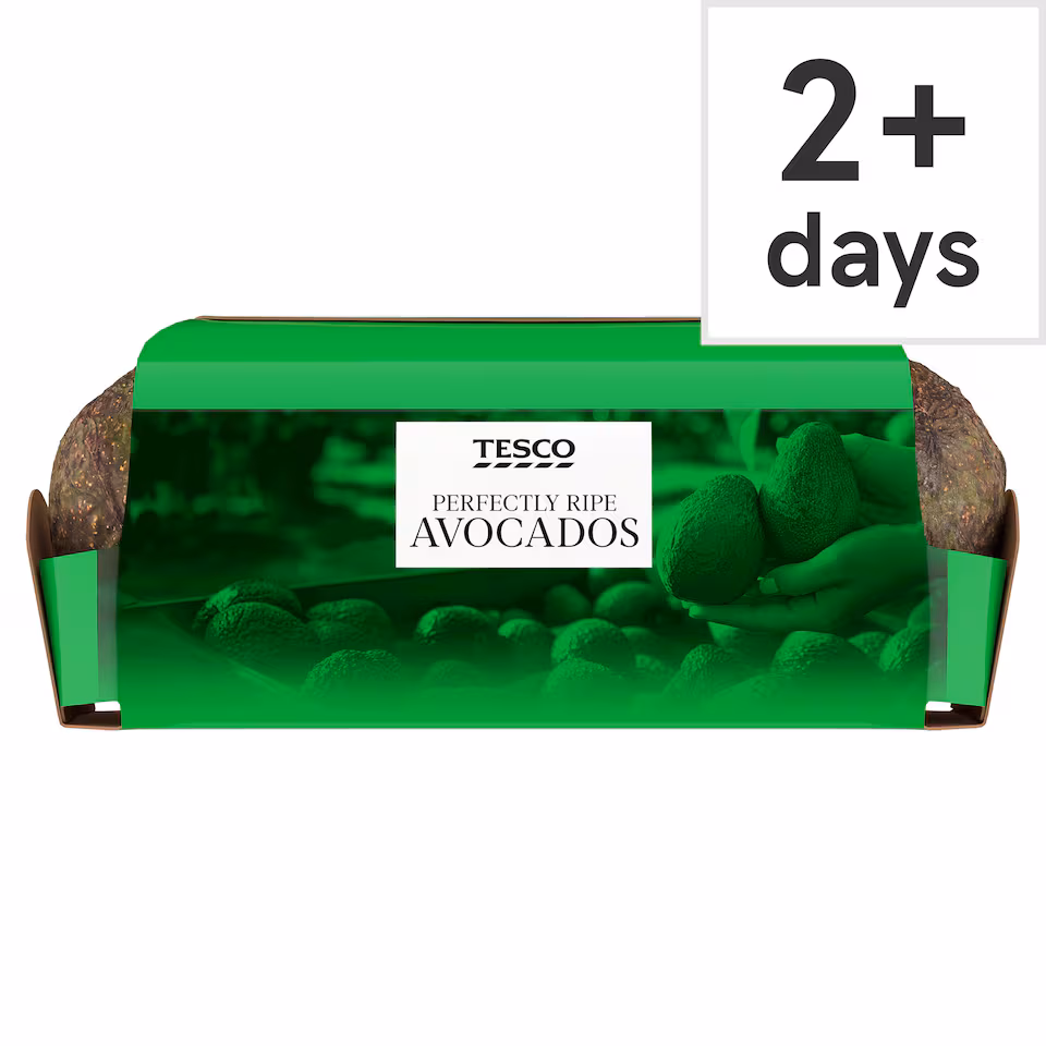 Tesco Perfectly Ripe Avocados Twin Pack