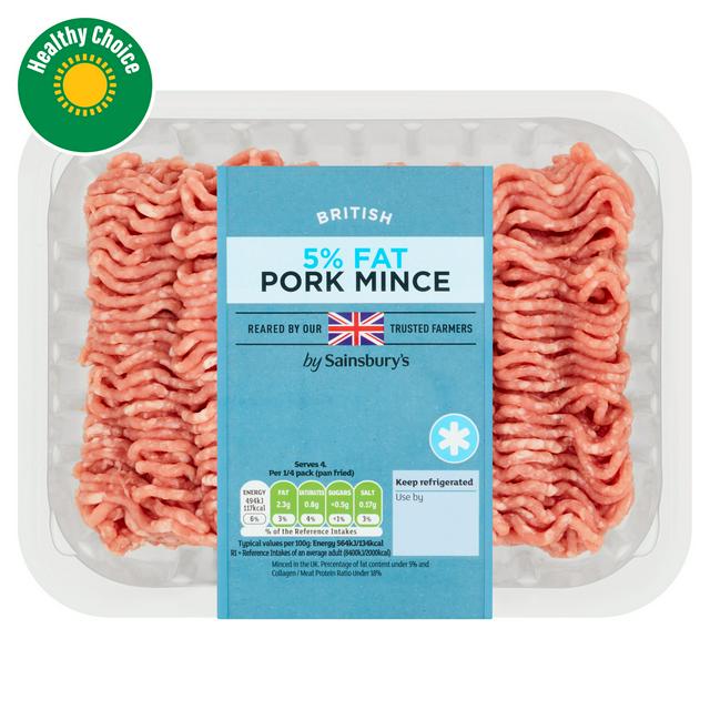 Sainsbury's British Pork Mince 5% Fat 500g
