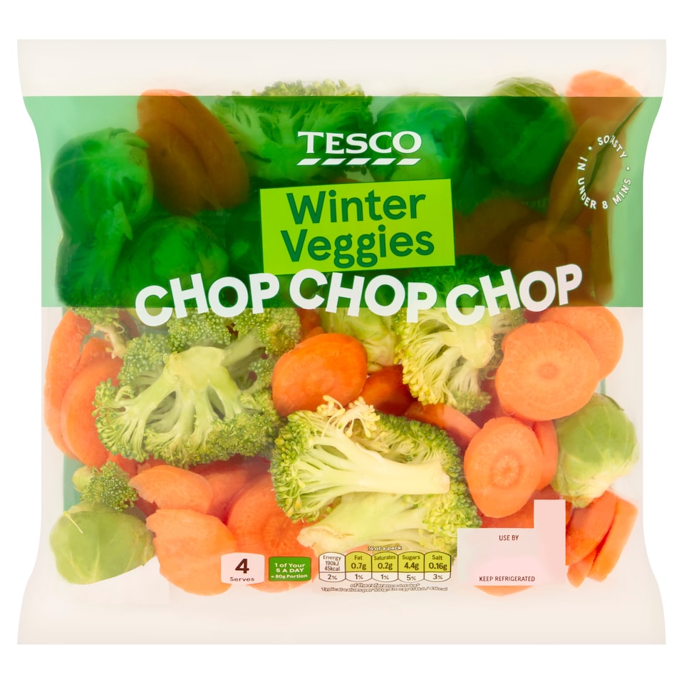 Tesco Winter Vegetables 480G