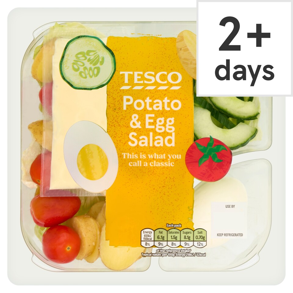 Tesco Potato and Egg Salad 300g
