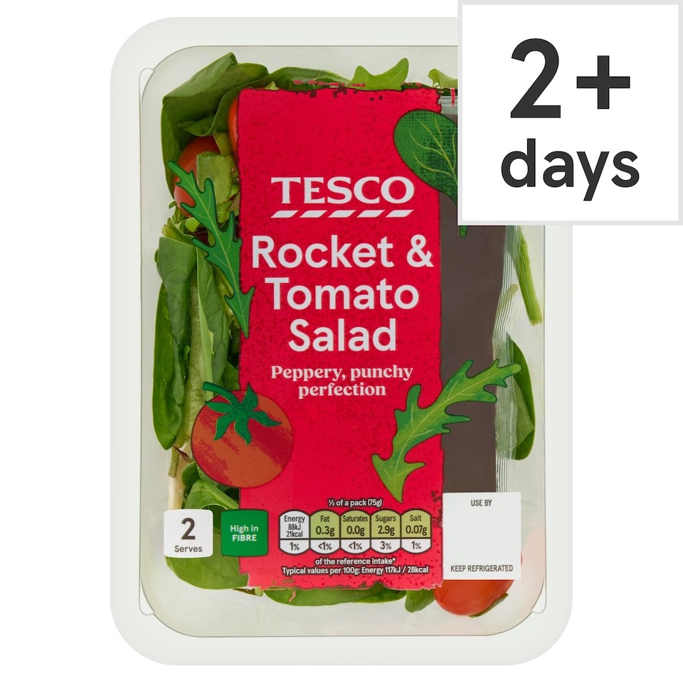 Tesco Rocket & Tomato Salad Bowl 150g