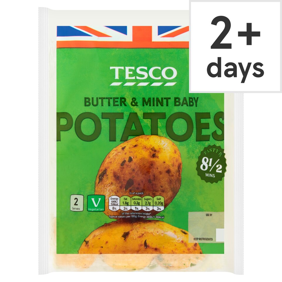 Tesco Butter & Mint Baby Potatoes 400g