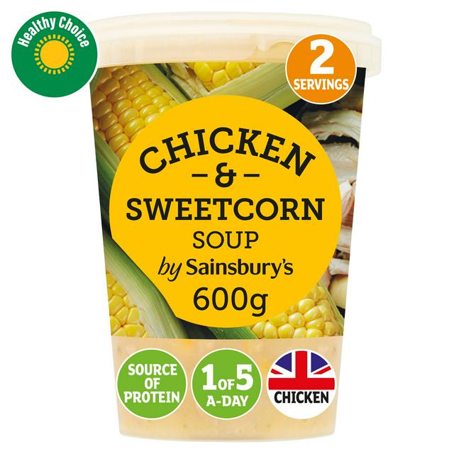 Sainsbury's Chicken & Sweetcorn Soup 600g