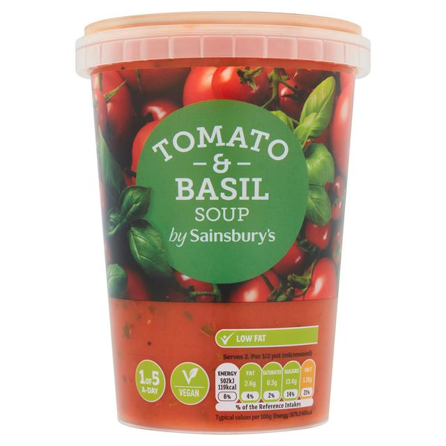 Sainsbury's Tomato & Basil Soup 600g