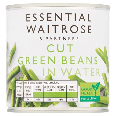 Essential Cut Green Beans in Water