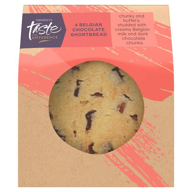 TTD Chunky Belgian Chocolate Shortbread (4pk)