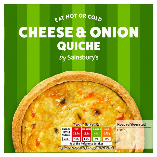 Sainsbury's Cheese & Onion Quiche 170g