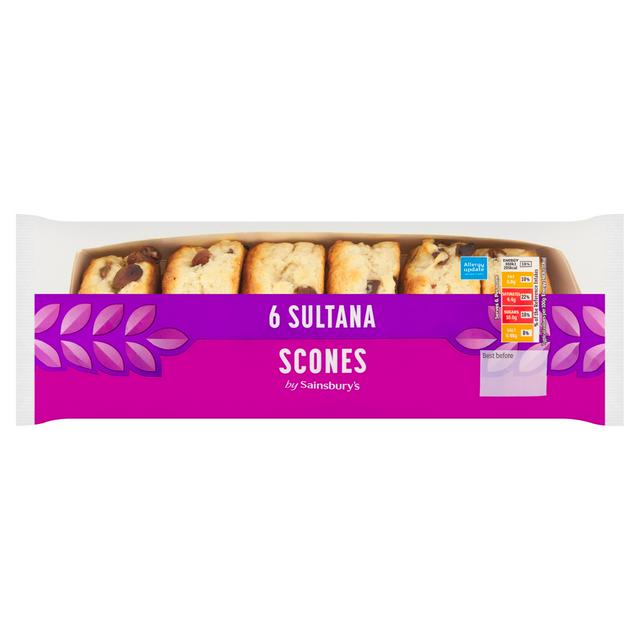 Sainsbury's Sultana Scones x6