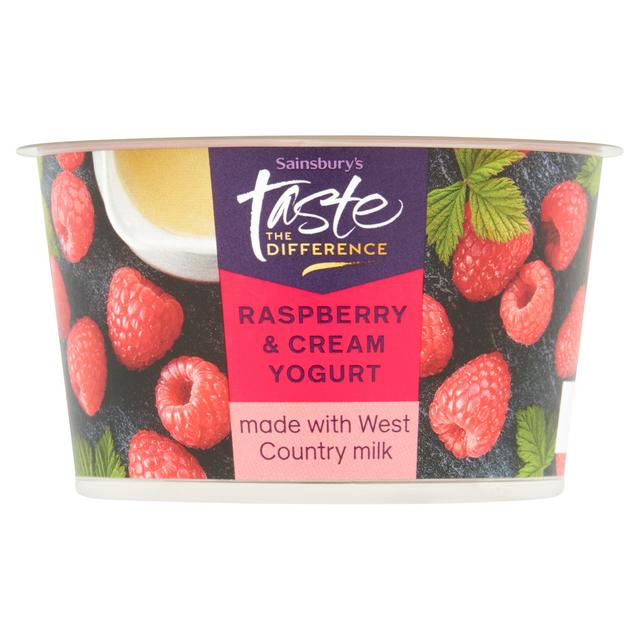 Sainsbury's Raspberry Yogurt, Taste the Difference 150g