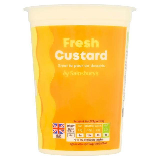 Sainsbury's Fresh Custard 500g